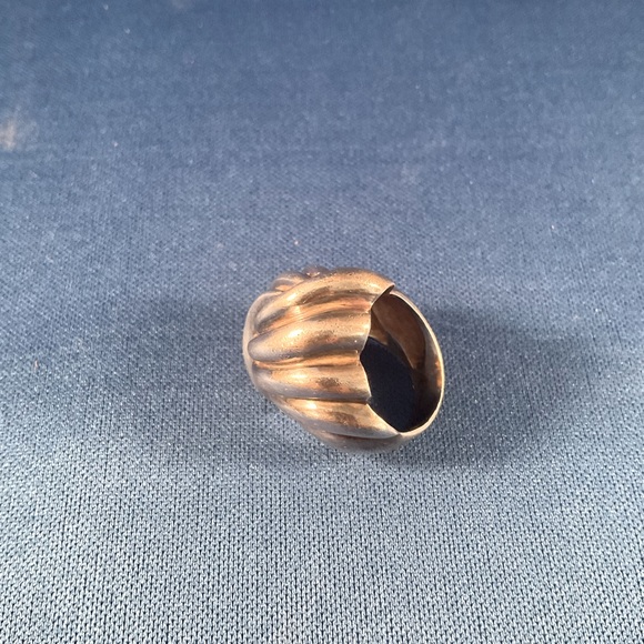 925 sterling bypass dome ring - Picture 3 of 6